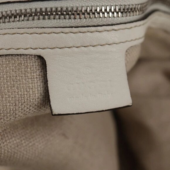 GUCCI GG Canvas Hand Bag 2way Beige White Auth ep10950 - Picture 12 of 16